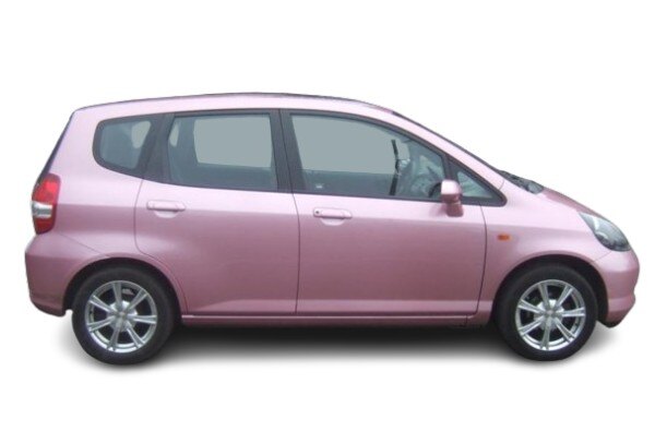 Pink Honda Jazz