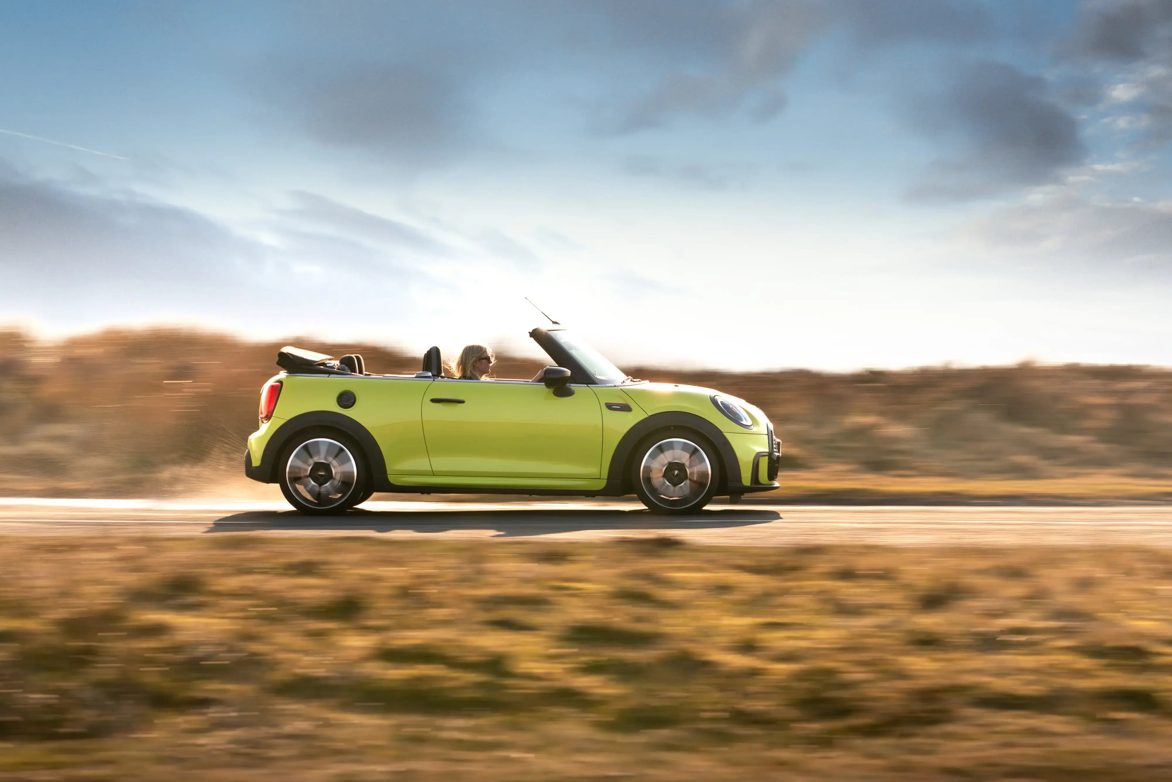 neon-green-mini-convertible-side