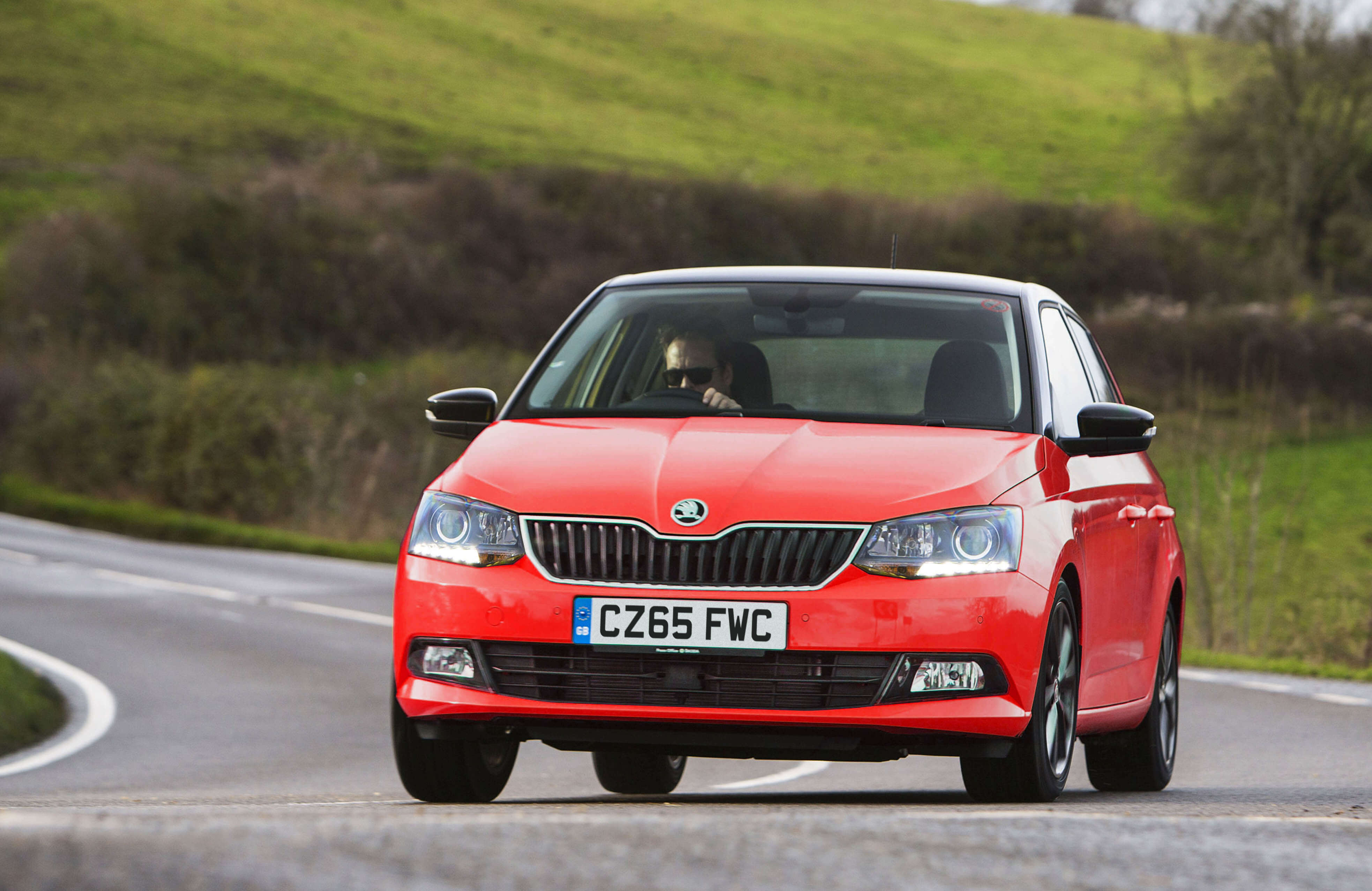 skoda-fabia-red