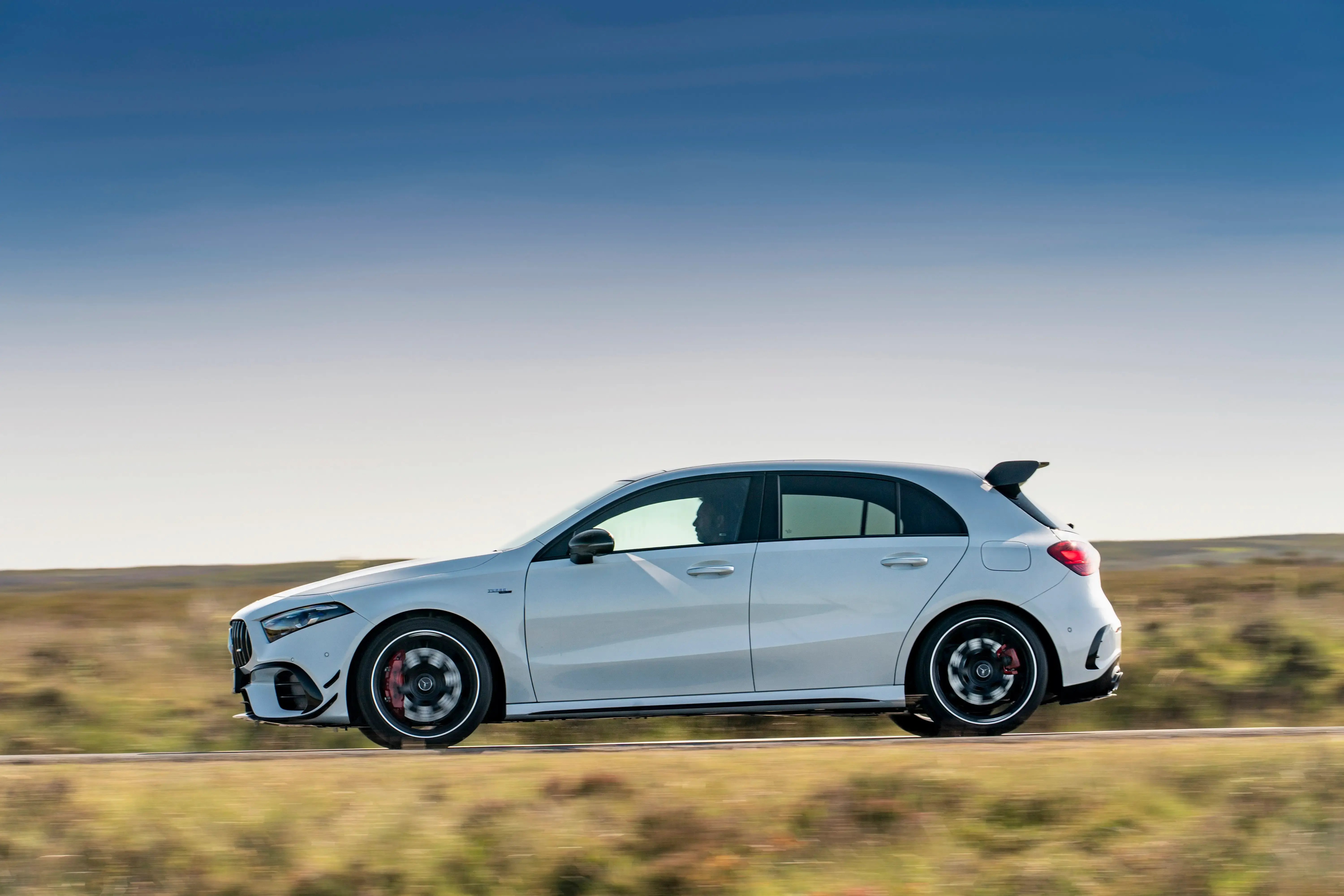 white-Mercedes-AMG-side