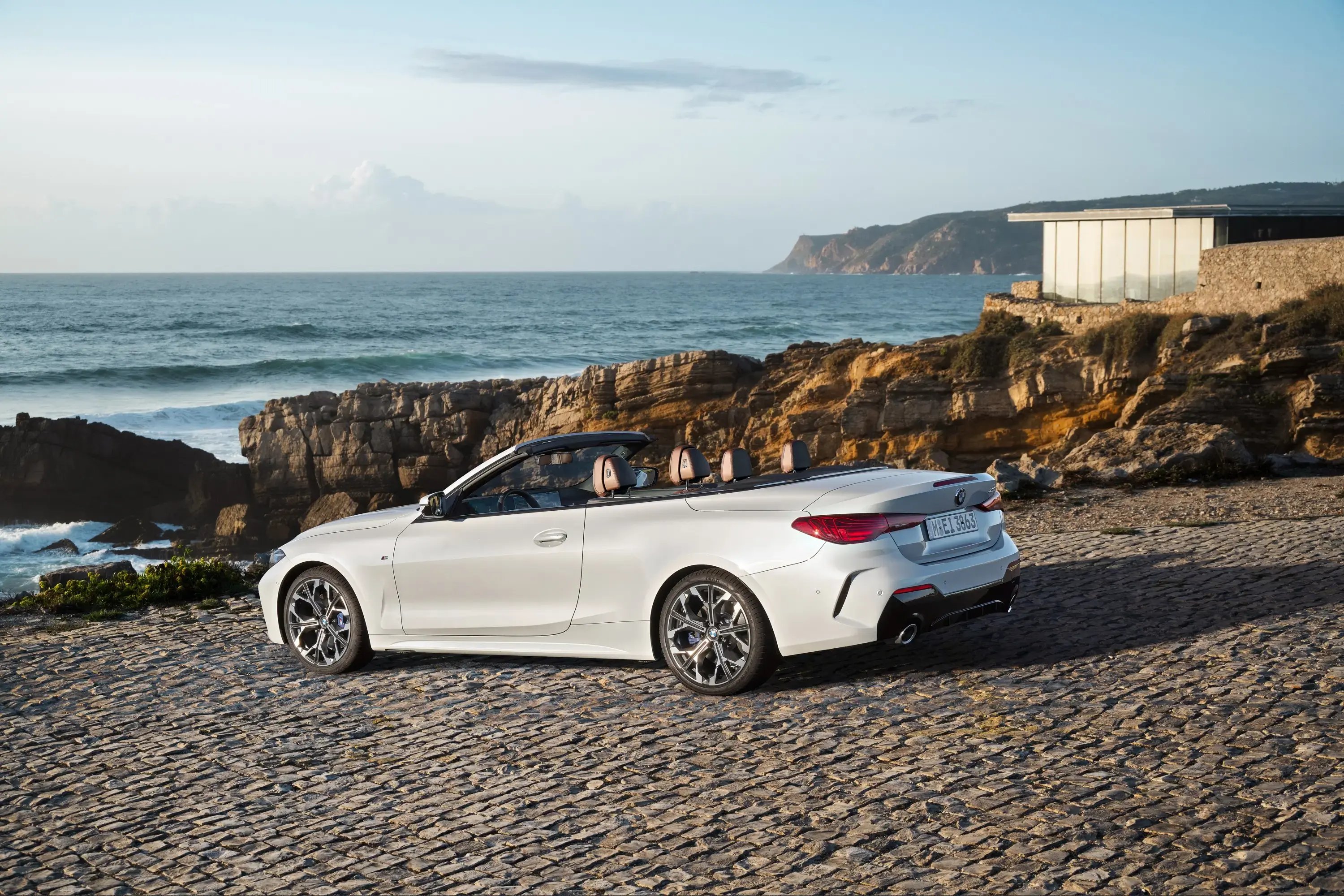 white-bmw-4-series-convertible-back