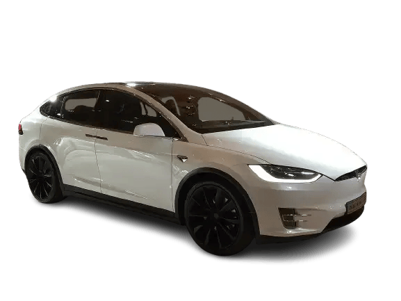 white-tesla-model-x