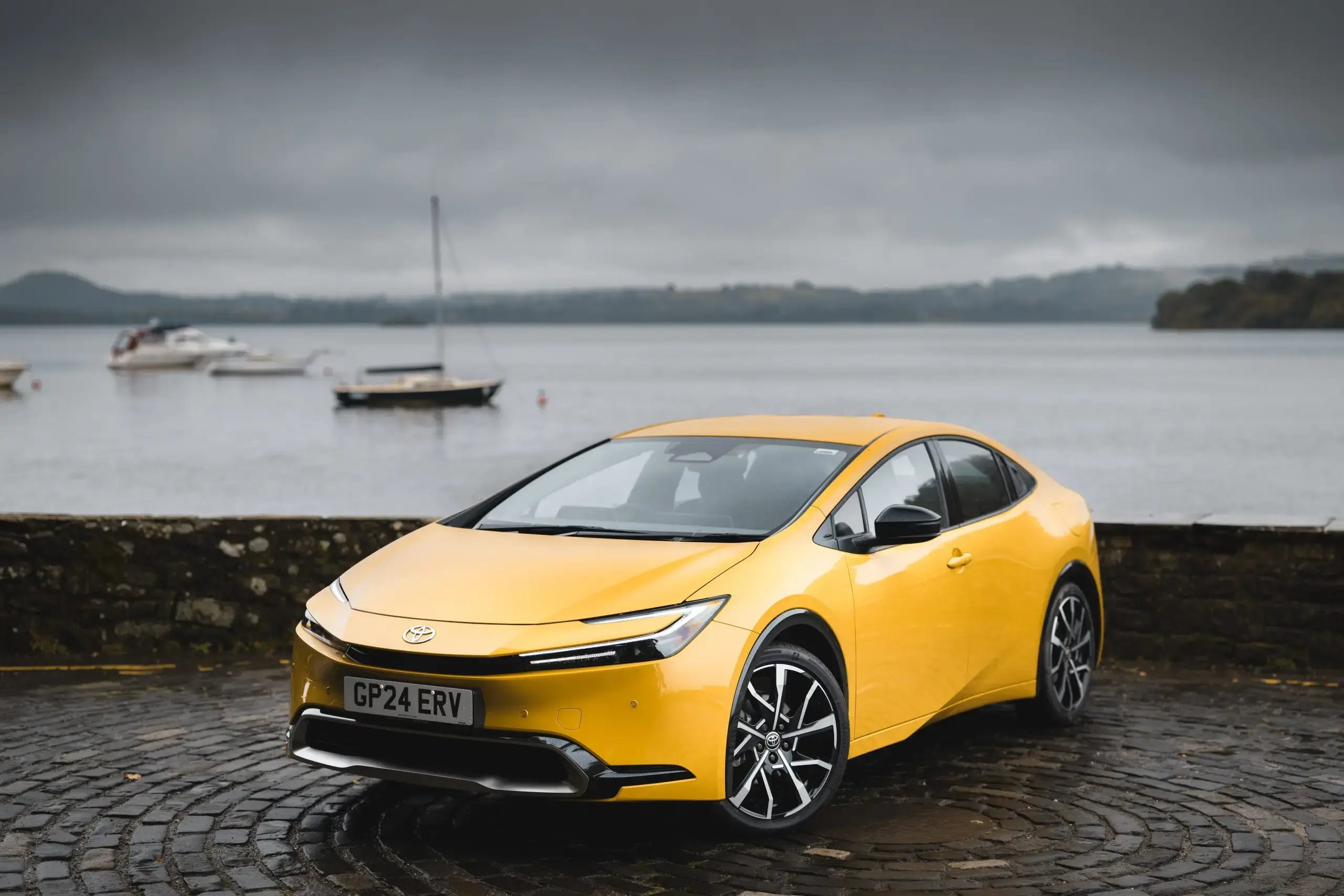 yellow-toyota-prius-front